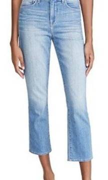 L’AGANCE Nadia High Rise Straight Leg Crop Jeans