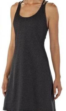 Patagonia Latticeback Charcoal Gray Athletic Mini Dress M