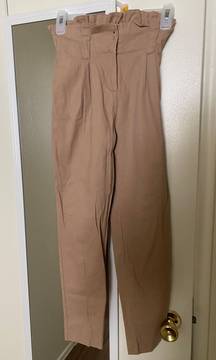 Paper Bag High Waisted Pants