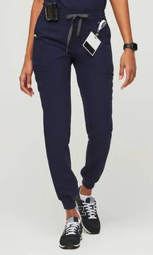 Navy Zamora Jogger Scrub Pants