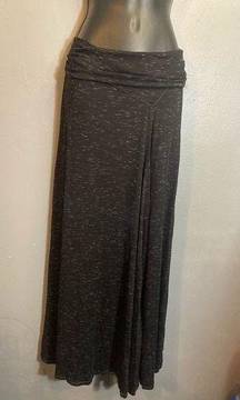 Max Studio black stretch maxi skirt