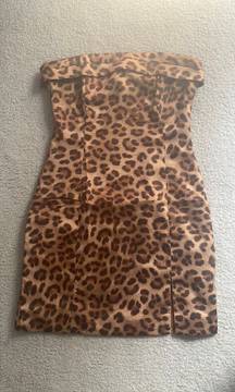 Cheeta Print Runaway Dress