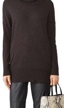 Natori Anthracite Cowl Neck Sweater