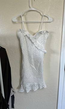 Kendall & Kylie White Lace Dress