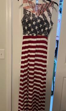 American Flag Maxi Dress