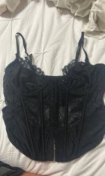 Black corset top