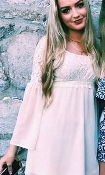 Cream Lace dress