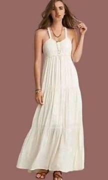 American Eagle Boho Tiered Maxi Dress Size Xxs. A44