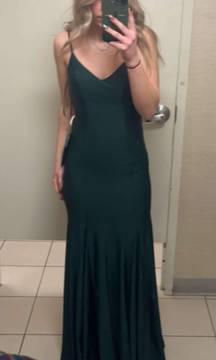 Forest green Prom dress