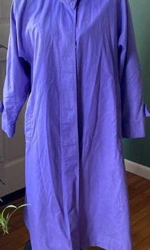 LONDON FOG • Women’s purple long raincoat, Size S