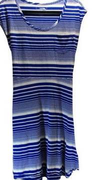 The North Face Dress Blue & White Stripes size M