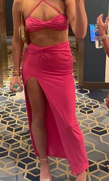 pink two piece