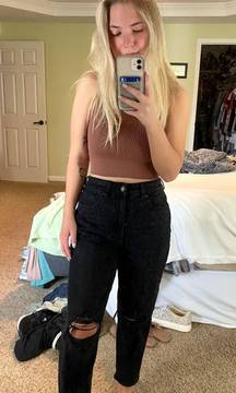Outfitters Black Mom Jeans
