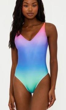 Reese One-Piece Swimsuit in High Tide Ombre L