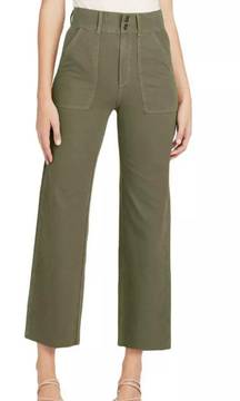 Joe’s The Blake Cotton Utility Crop Wide Leg Jeans