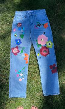 Floral Jeans 