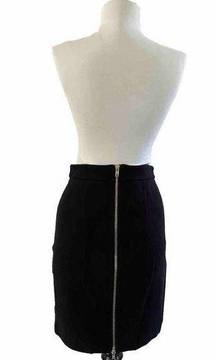 Betsy Johnson back zip a-line stretchy knee-length pencil skirt size small