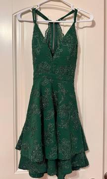 Dillard’s Green Cocktail Dress