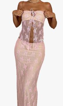 Lace Maxi Skirt Set