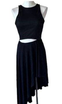 NWOT  Bethany Midi Dress - black - size large