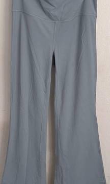 Elation Flare Pant Leggings Light Blue Yoga Athletic Athleisure Sz Large