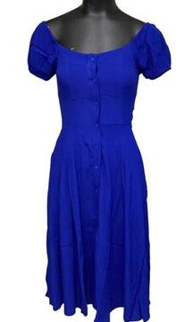 NEW Yumi Kim ROYAL BLUE MERCER STREET Dress Size XXS