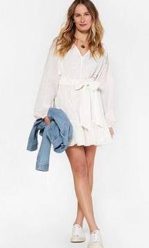 Outerknown Lulu Dress White Size Small, nwt