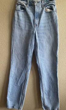 Curve Love 90s Straight Ultra High Rise Jean Light Size 27 R