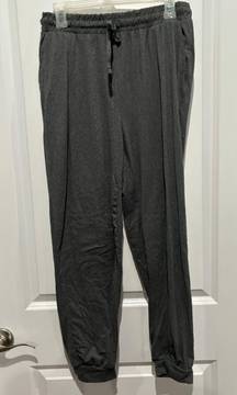 Grey, Tie Waist Lounge Pants, Sz L