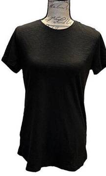 Felina Black Cotton Short Sleeve Shirt Medium NWT