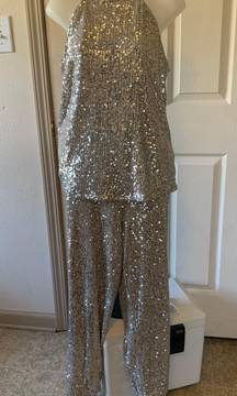 M/L Cable&Gauge Sequin Outfit