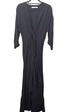 STILLWATER Le Mary Celeste Maxi Dress in Black NWT Sz S‎