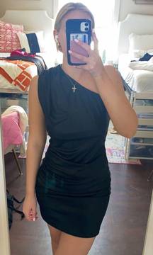 One Shoulder Mini Dress