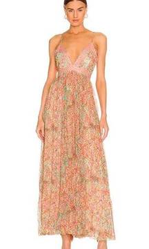 Rococo Sand Floral Maxi Dress, Revolve* Multicolor Size XS New w/Tag