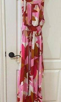 Abel the Label Maxi Abstract print dress size small