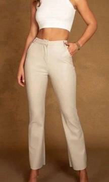 Tyra Straight Faux Leather Pants