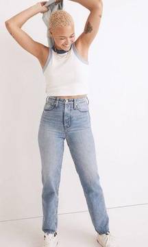 The Curvy Perfect Vintage Straight Jean in Seyland Wash High Rise 28