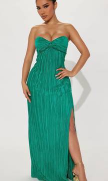 Green Bodycon Maxi Dress