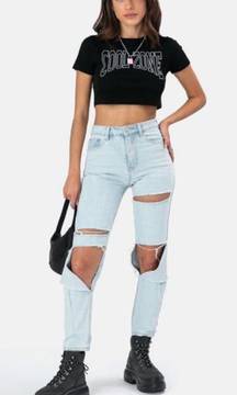 Denim High Rise Jeans