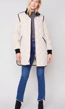 Long Quilted Puffer Jacket 