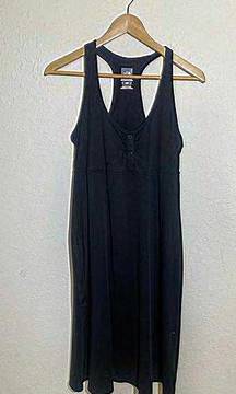 NWOT The North Face Black Racer Back Dress With Built in Sports‎ Bra ( M )