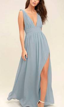 Heavenly Hues Light Blue Maxi Dress