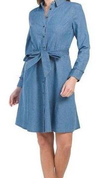 NWT Draper James Chambray Shirtdress