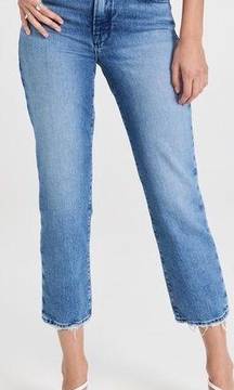 NEW NWT  Good Icon Cropped Jeans In Indigo260