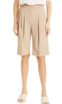 BIRGITTE HERSKIND Prince Bermuda Shorts Desert Khaki Beige Size 12 NWT