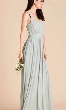 Jan Sage Green Maxi Bridesmaid Dress Size Small