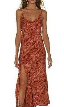 Vix Bandahi Red Zoe Slip Dress Red NWT Size SP