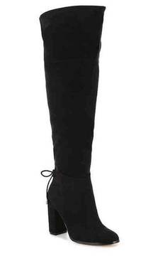 Mix No 6 Praha Black Over the Knee Heeled Boot Size 11