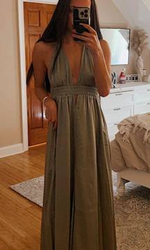 Sage Green Maxi Dress