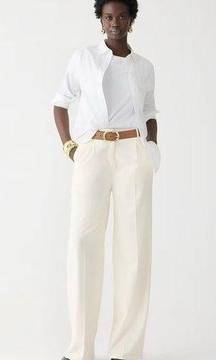 J.Crew Essential Pant in City Twill Soft Ivory Size 4 NWT